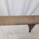 Old wooden farm bench