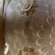 Art Deco glass press basin suspension signed Degue