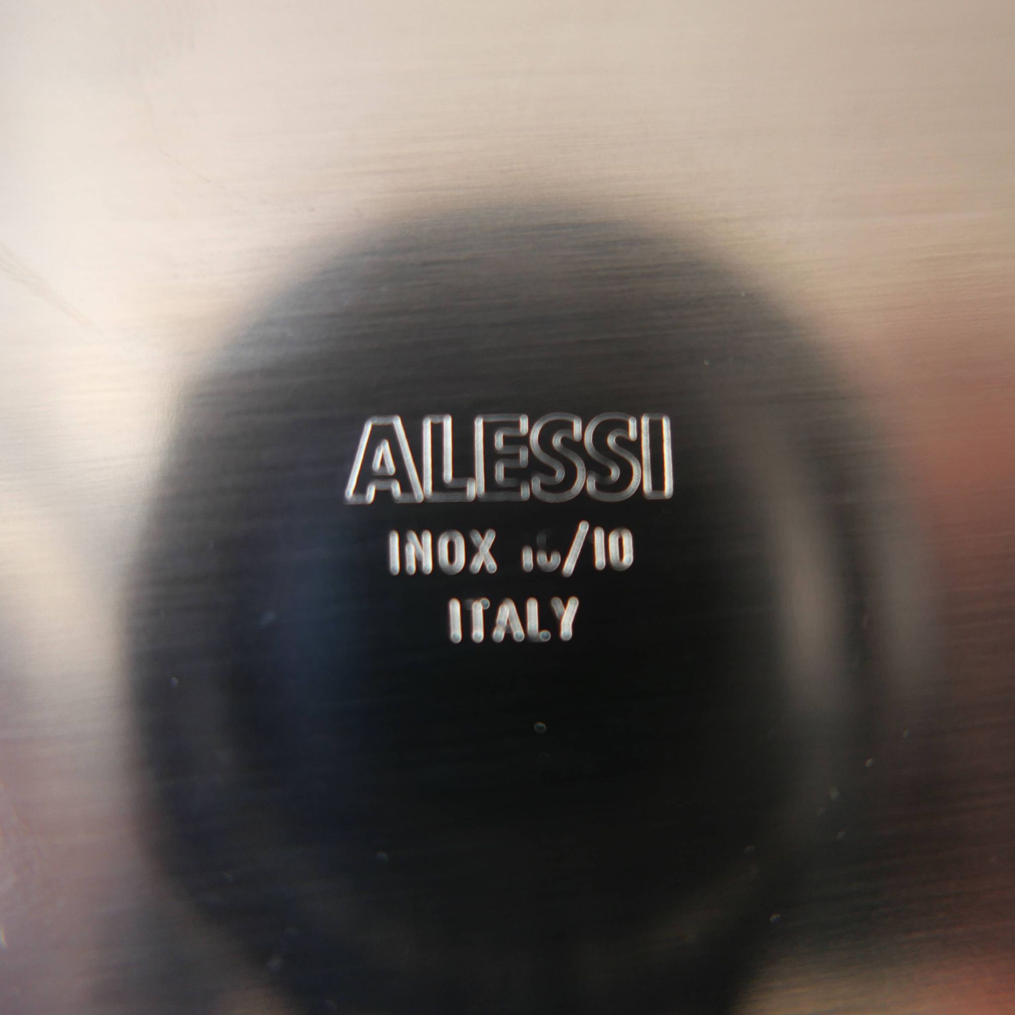 design Ettore Sottsass set Alessi the poor vinegar oil in glass and metal