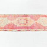 Tapis de couloir vintage Orientel rose clair 3x11, 96x333 cm