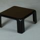 Table basse Amanta noire par Mario Bellini pour C&B Italia, Italie, années 1970.