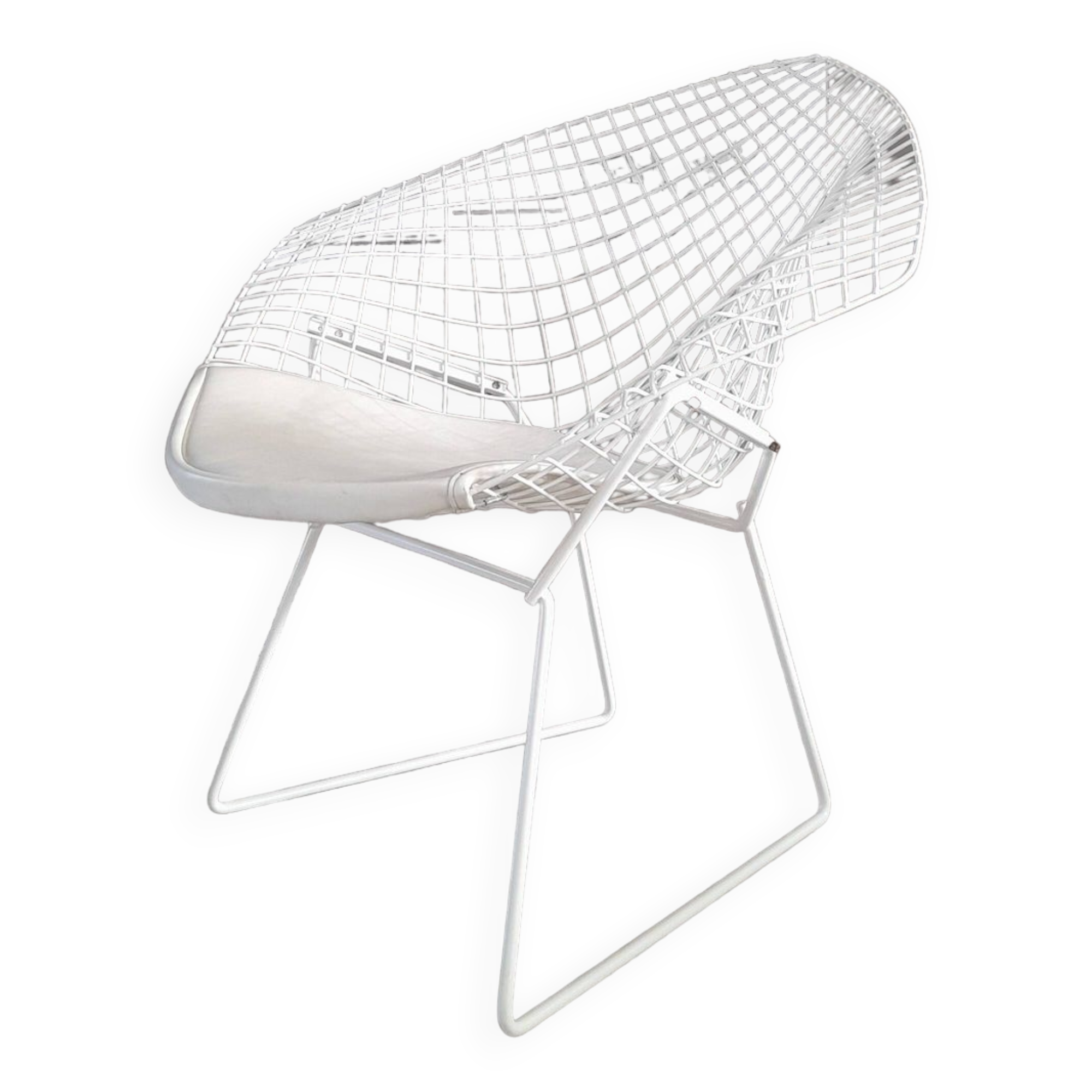 Fauteuil diamant vintage Knoll Harry Bertoia