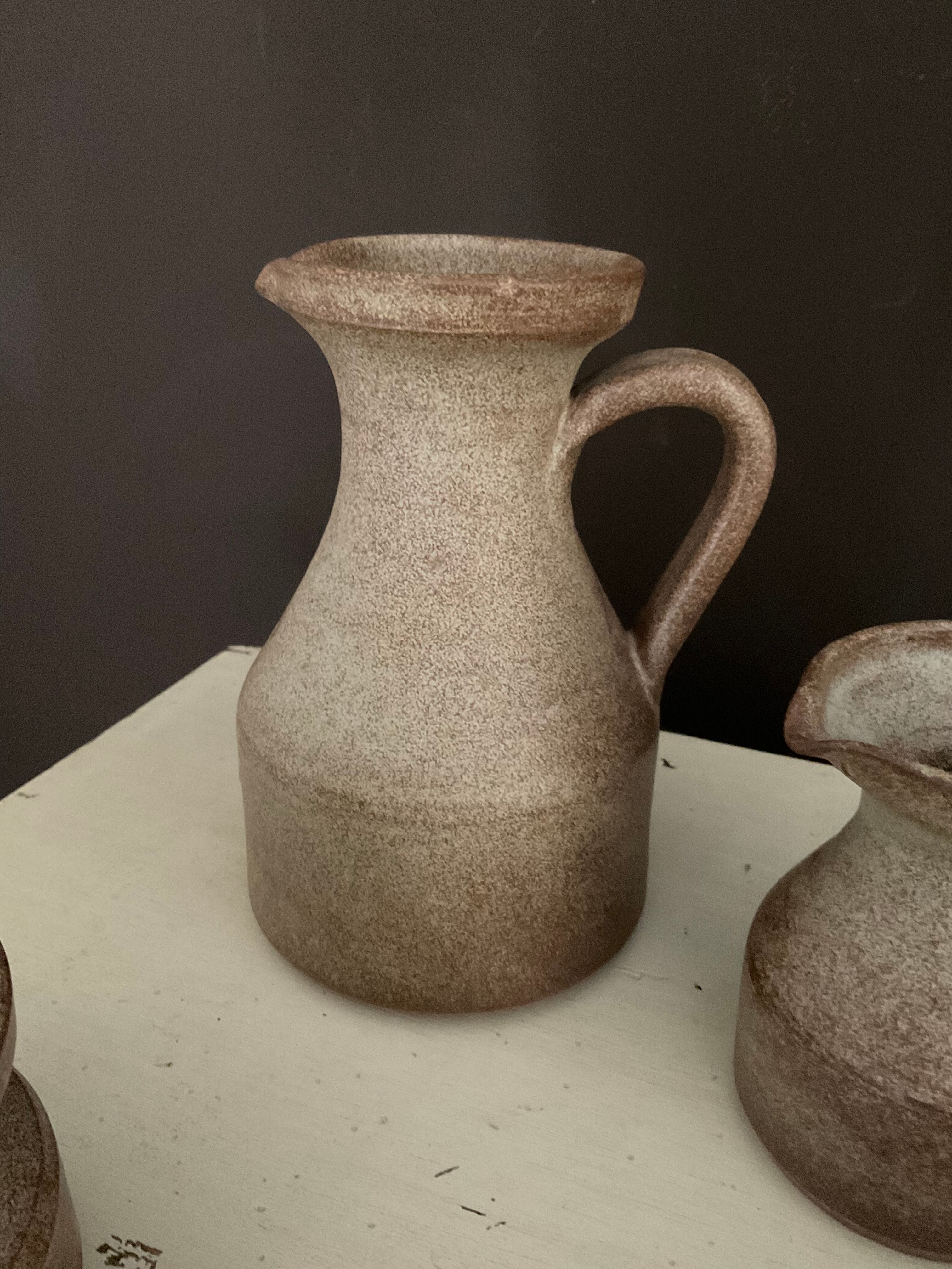 Stoneware coffee service. Vallauris.vintage