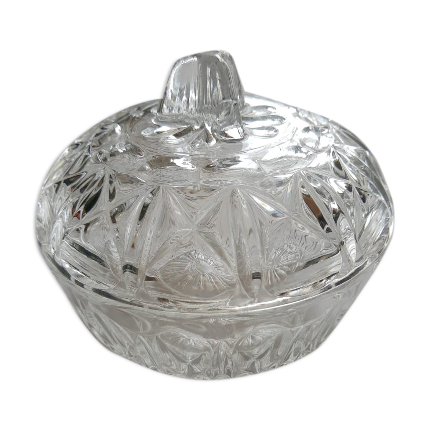 Small candy maker in chiseled glass reims France