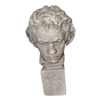 Tête de Beethoven en plâtre