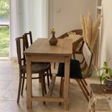 Solid oak farmhouse table – small size,