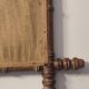 Antique turned wooden mirror in bamboo style, late 19th century A116