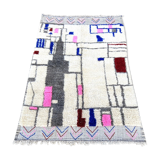 Berber carpet of the azilal region 150x235 cm handmade in wool