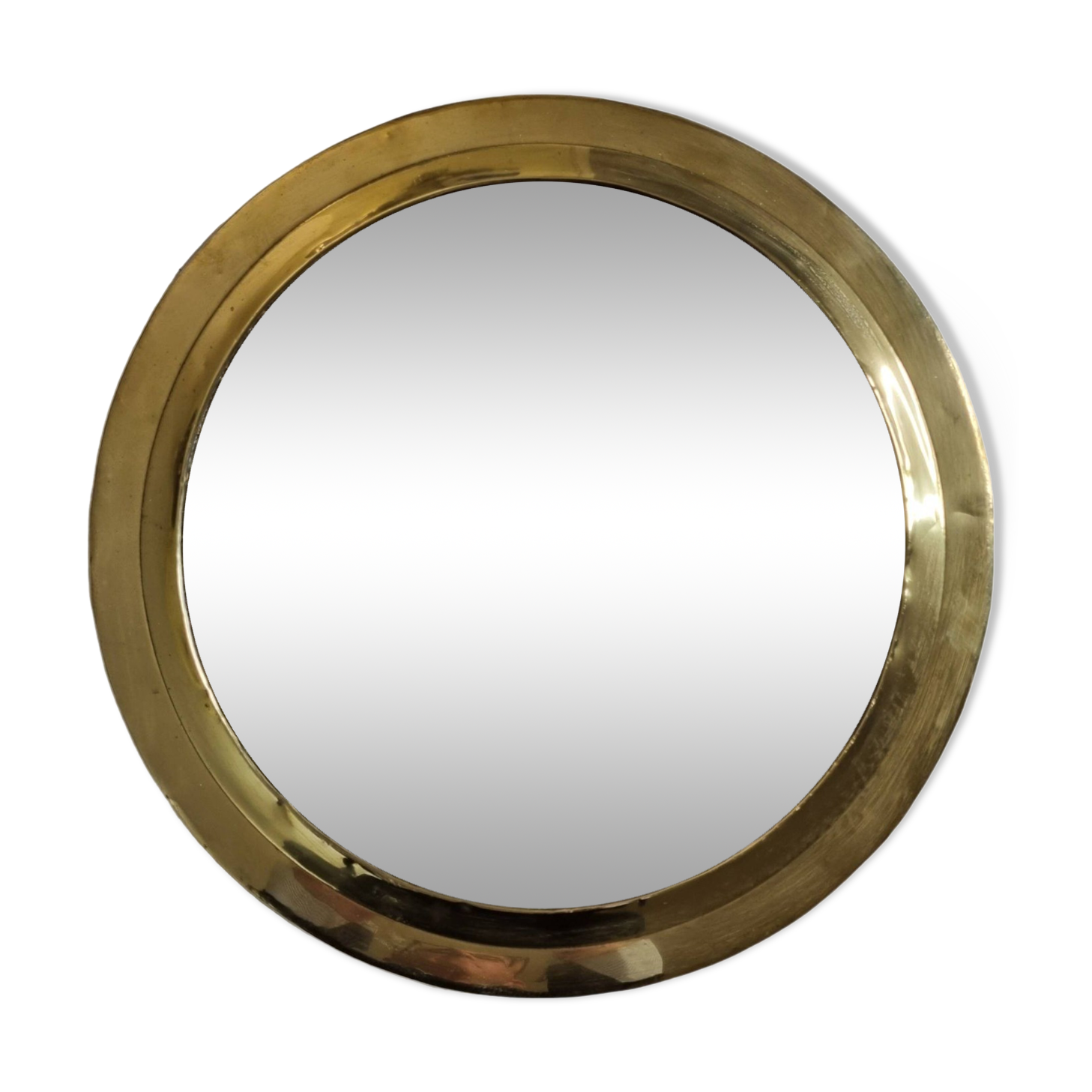 Vintage Moroccan mirror, round, 36 cm