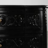 20th Century French Louis XV Style Chest of Drawers in Carved Wood