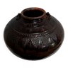Vase pansu en terre cuite vernissée - 1900