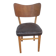Vintage wooden and leather chair – 1950s