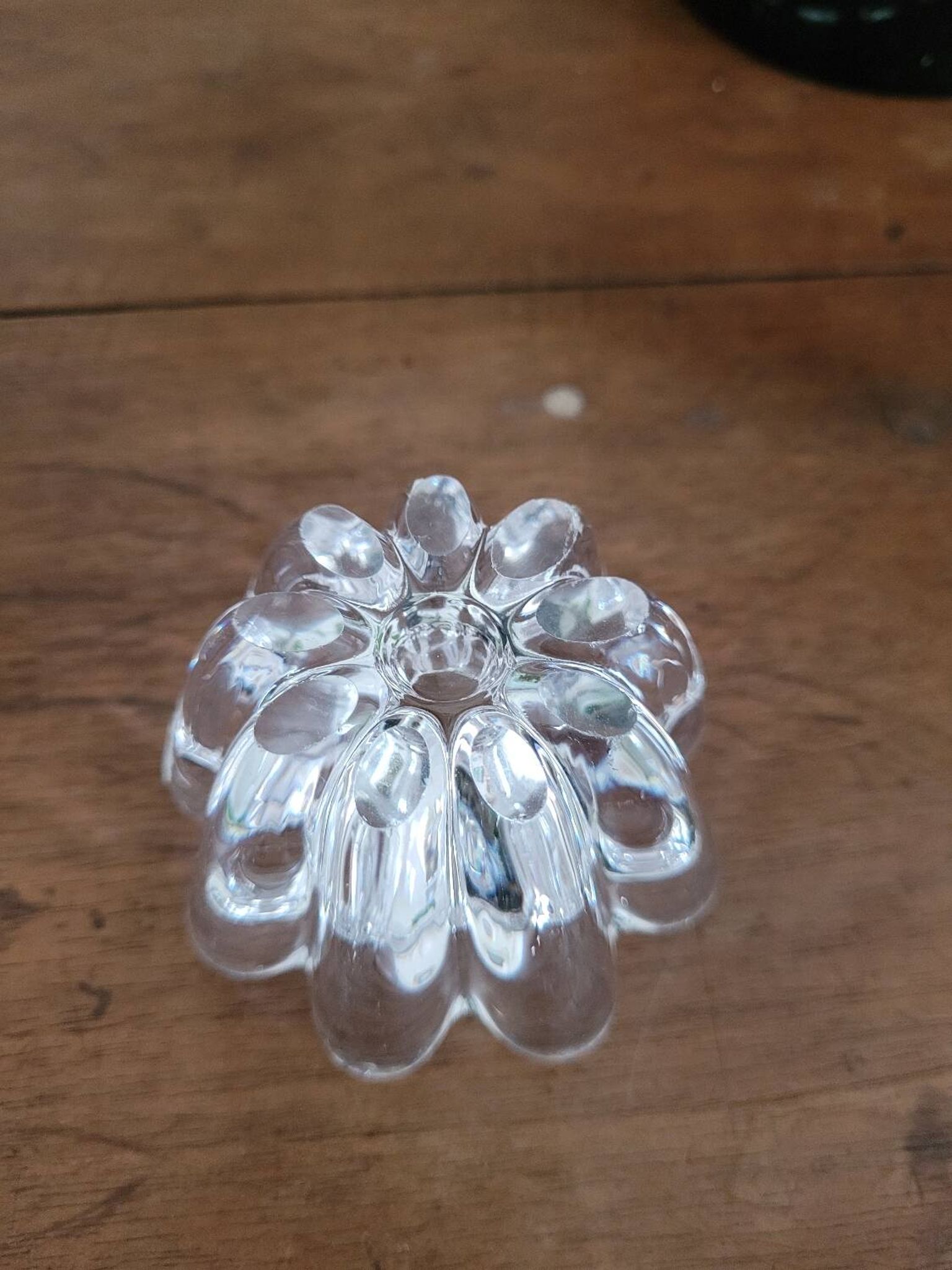 Bougeoir en cristal n°1