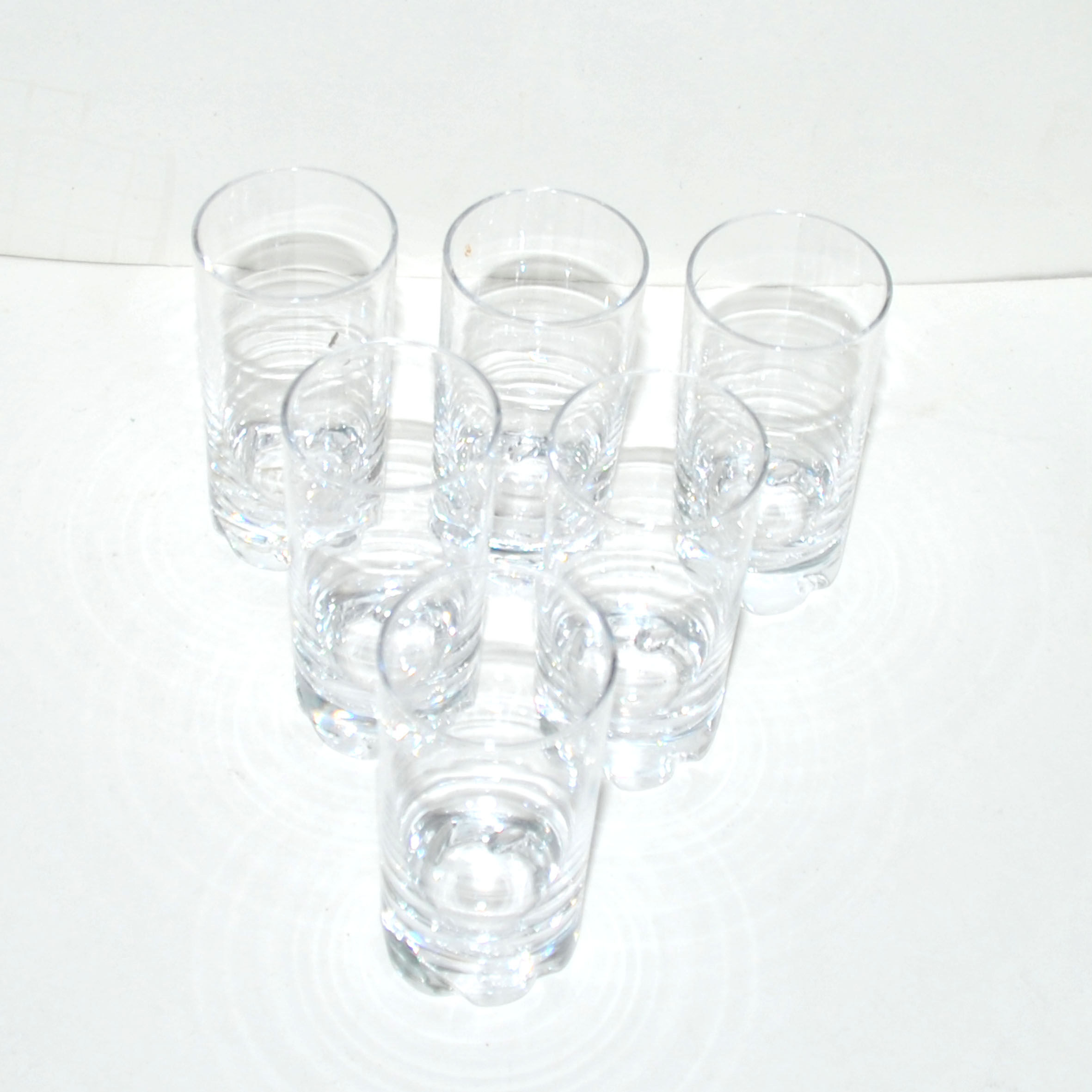 Daum series of 6 glasses with blanzey shooter alcohol