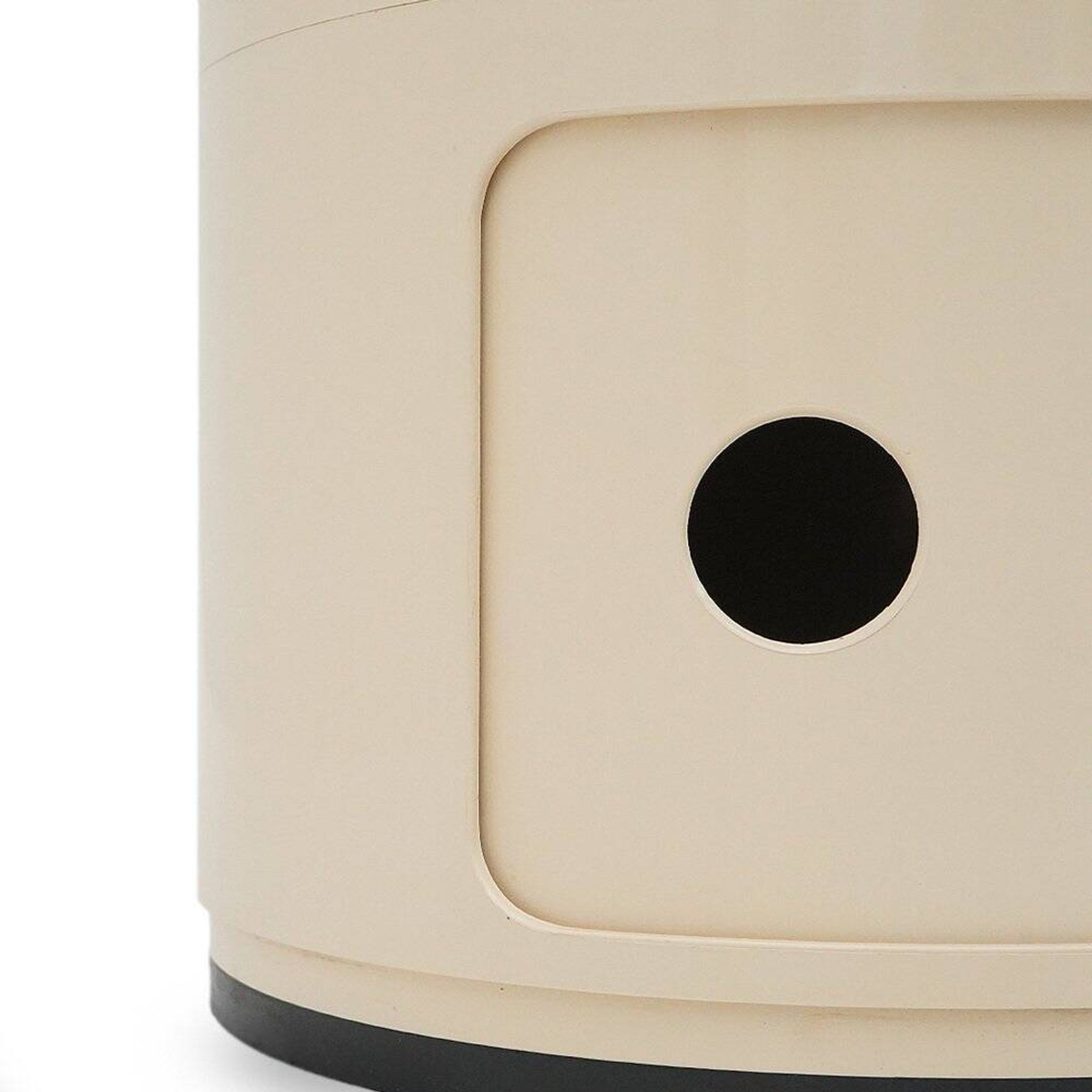 White modular storage unit by Anna Castelli for Kartell, 1970s.