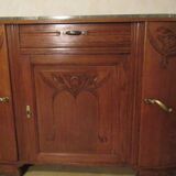 Art Deco sideboard from the 1930s/40s in solid oak