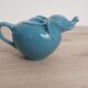 Théière vintage éléphant bleue