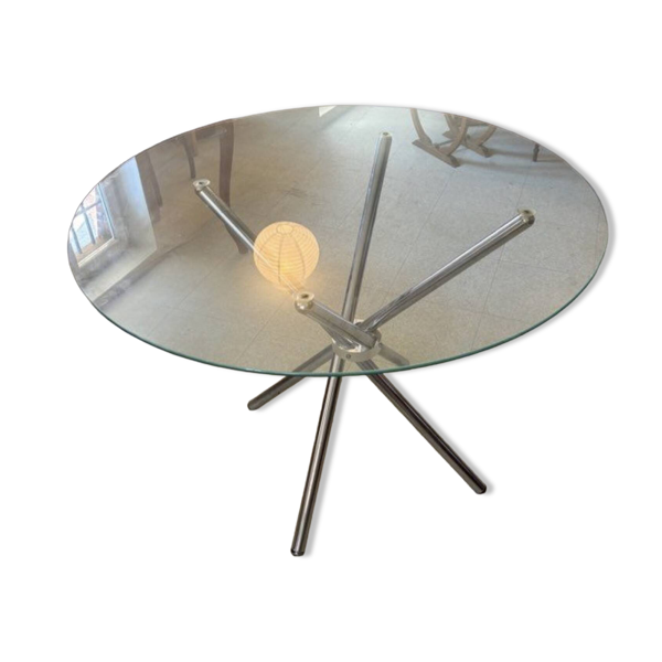 Table en verre 70’s