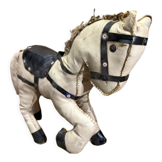 Vintage leather horse, 60/70