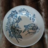 10 antique deep plates in ironstone