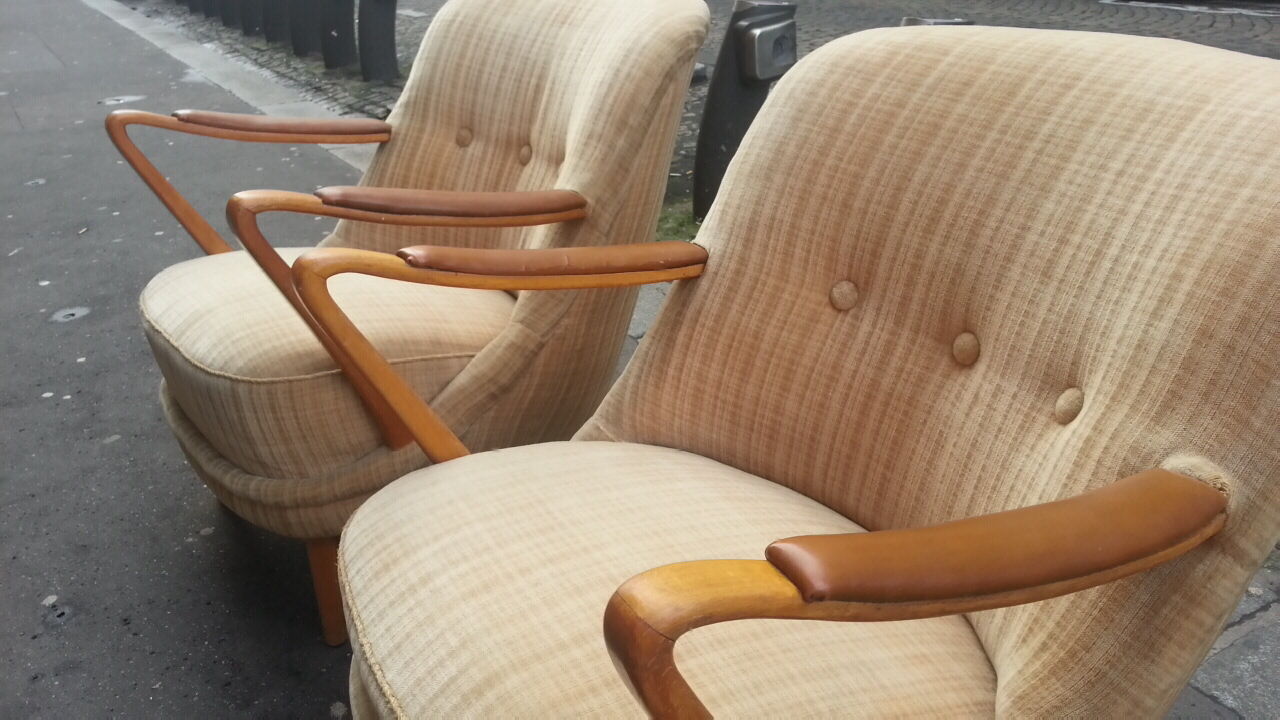 1 / 2 armchair Cup years 50-60 Janina Jędrachowicz i Konrad Racinowski