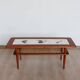 Vintage teak ceramic coffee table Gemina Møbler