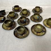22-piece vintage coffee set – Pentik (Norway)