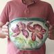 Longchamp earthenware cache pot / Art Nouveau