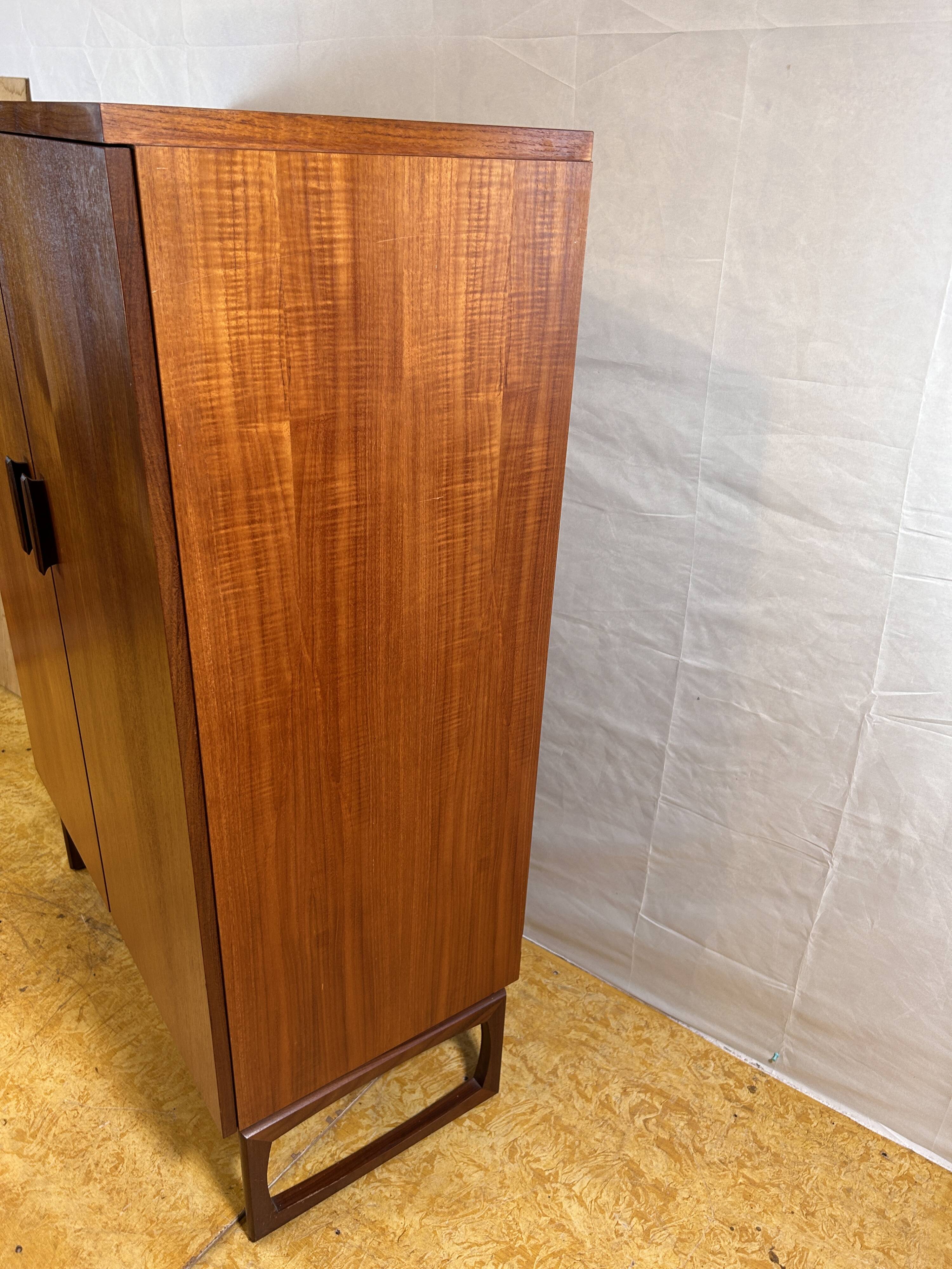Mid-Century Retro Vintage Teak Batchelor Wardrobe G Plan – 1960 Quadrille