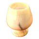 1930s Alabaster cup on pedestal