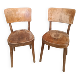 Pair of bistro chairs by Baumann