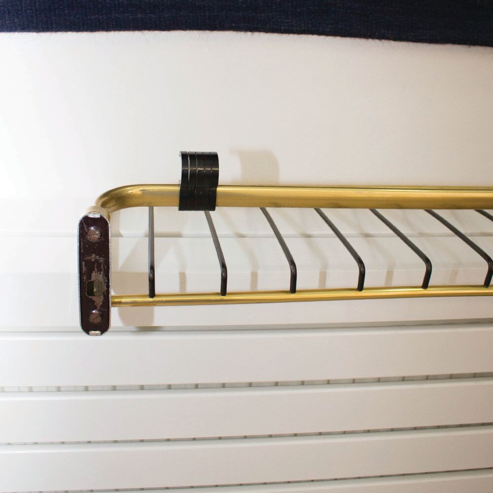 Wall coat rack made of brass