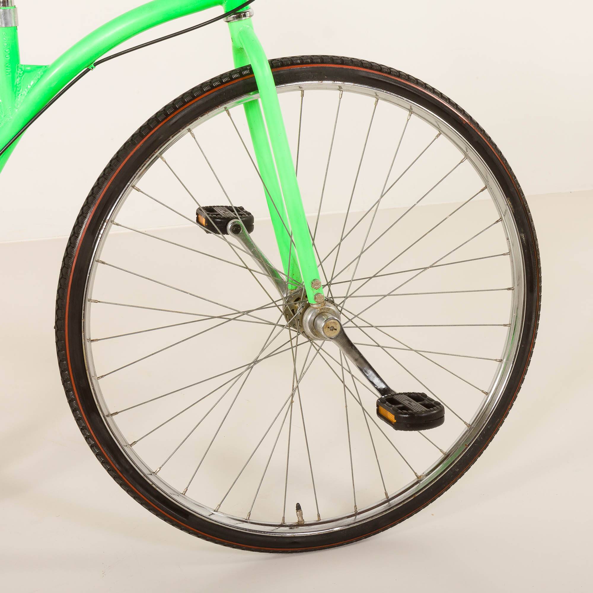 Vintage bike, high wheeler, 1980s