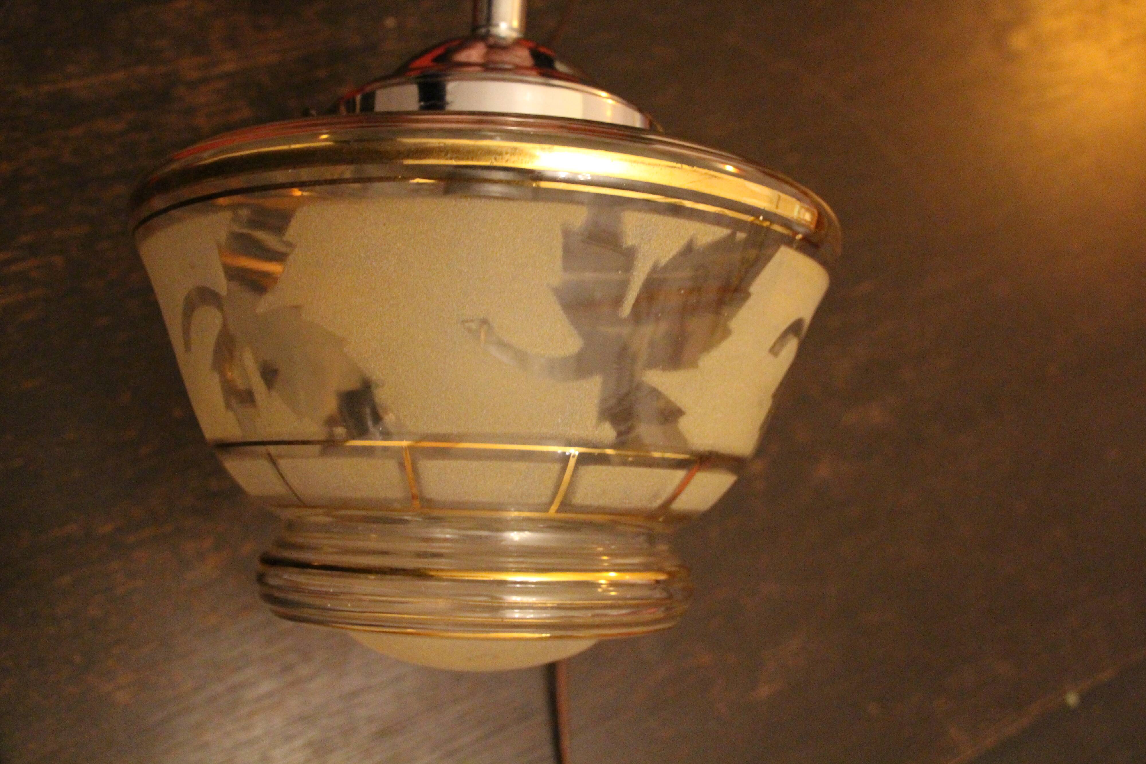 Art Deco Pendant Lamp 1930