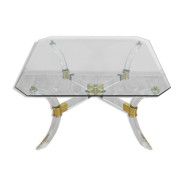 Hollywood Regency, table basse, France, années 1970 — Beyit