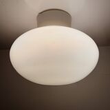 White wall lamp, Elektrosvit Nové Zámky, Czechoslovakia, 1960s, space age