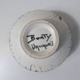 Vallauris ceramic eggcup signed Yvan Borty