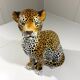 Large Italian ceramic leopard 1970’s