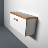 Wall Mounted 'Les Arcs’ Cabinet / Sideboard, France, 1970s