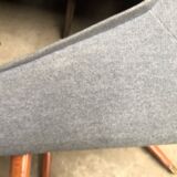 Fauteuils bi color vintage années 60 lainage