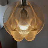 Vintage Sompex pendant lamp in Plexiglas and nylon yarn made by Paul Secon