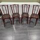 Suite de 4 chaises de bistrot Thonet, années 1930