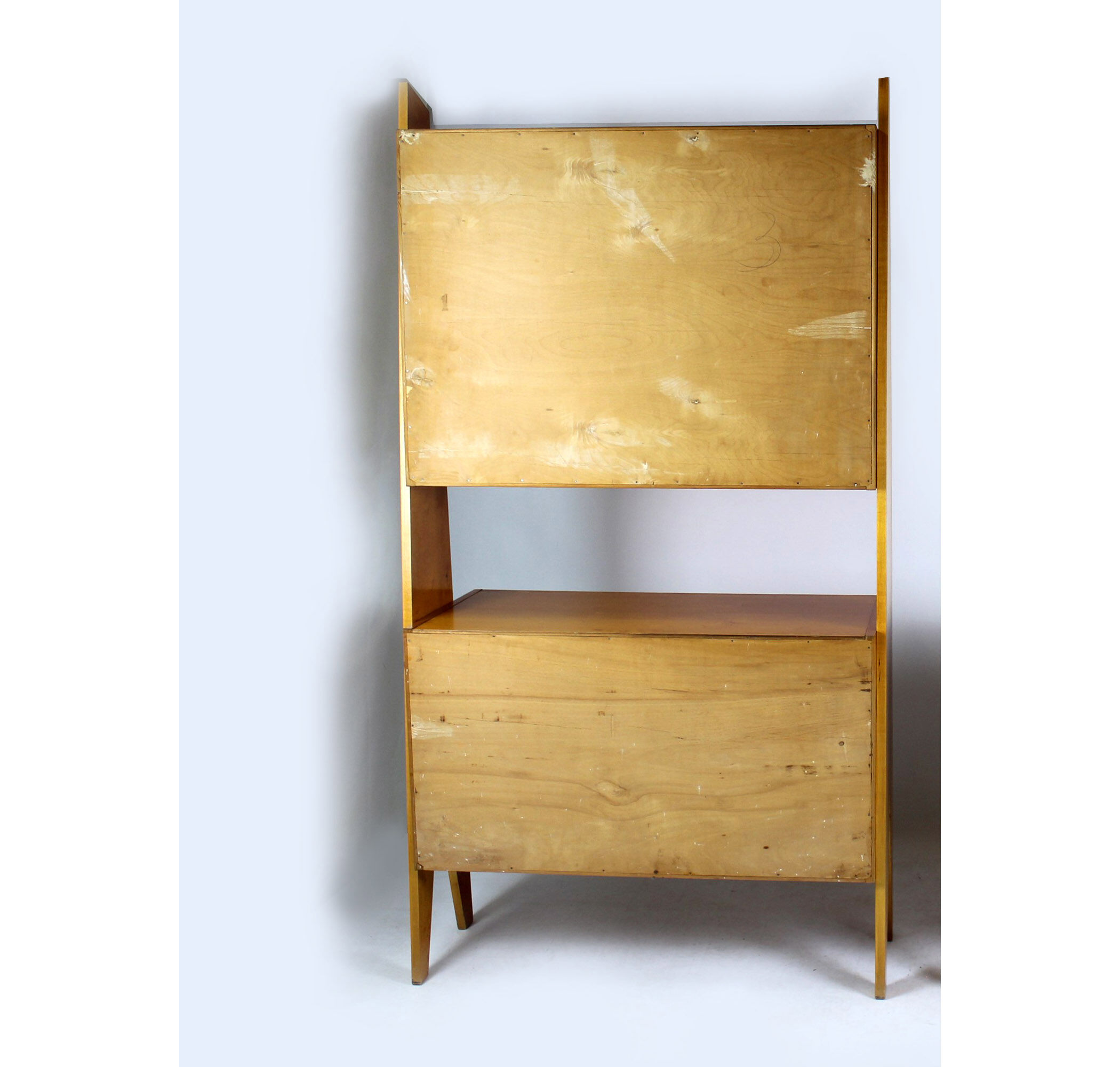 Vintage Wall Unit Bookcase, 1960s