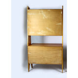 Vintage Wall Unit Bookcase, 1960s