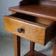 Vintage solid oak bedside