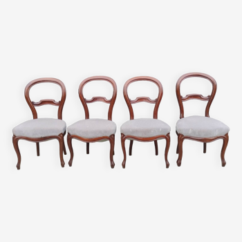 Series of 4 Louis Philippe Chairs