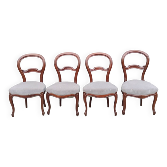 Series of 4 Louis Philippe Chairs