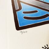 1990 Keith Haring Limited Edition Lithograph numbered in pencil.