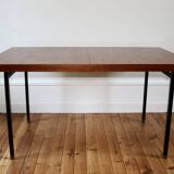 Vintage modernist teak table Paul Geoffroy Roche Bobois 1960s