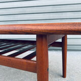 Grete Jalk teak coffee table, model "GJ106"